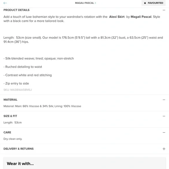 Skirt size S - Picture 5 of 7